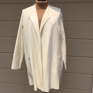 Ladies Cotton knit long Jacket- knee length